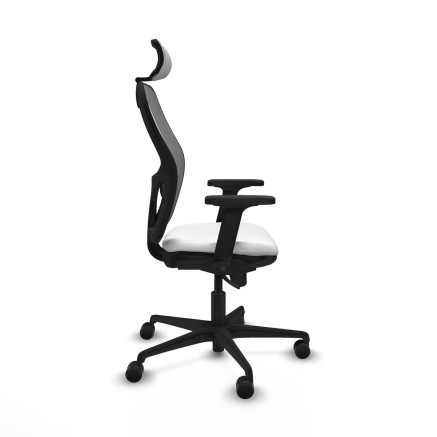 Chaise de Bureau avec Appui-tête Piqueras y Crespo 2D036N2 Blanc 2