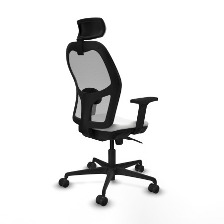 Sedia Ufficio con Poggiatesta Piqueras y Crespo 2D036N2 Bianco