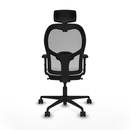Sedia Ufficio con Poggiatesta Piqueras y Crespo 2D036N2 Bianco