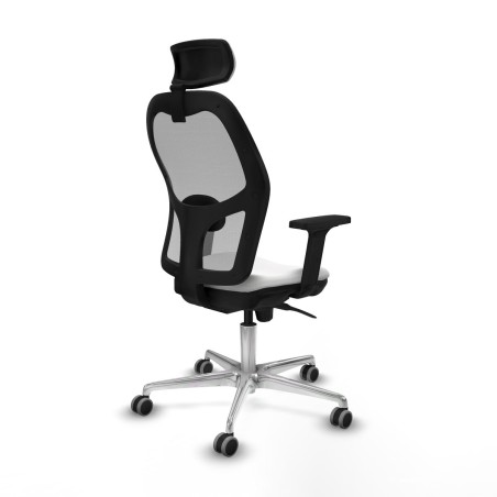 Chaise de Bureau avec Appui-tête Piqueras y Crespo 2D086G2 Blanc