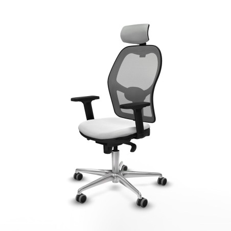 Chaise de Bureau avec Appui-tête Piqueras y Crespo 2D086G2 Blanc