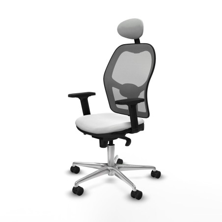 Sedia Ufficio con Poggiatesta Piqueras y Crespo 2D086N1 Bianco
