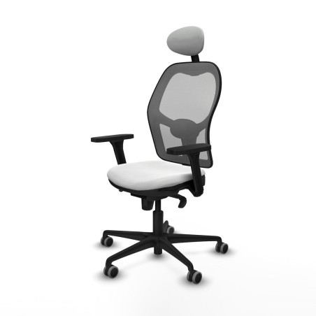 Chaise de Bureau avec Appui-tête Piqueras y Crespo 3D036G1 Blanc