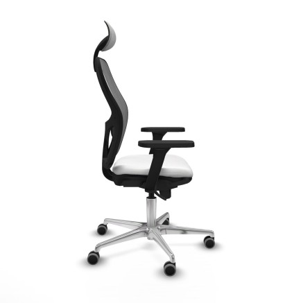 Sedia Ufficio con Poggiatesta Piqueras y Crespo 3D086G1 Bianco 2