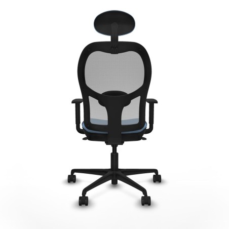 Sedia Ufficio con Poggiatesta Jorquera Piqueras y Crespo 1D036N1 Blu c