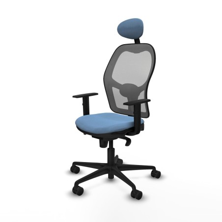 Sedia Ufficio con Poggiatesta Jorquera Piqueras y Crespo 1D036N1 Blu c