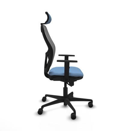 Office Chair with Headrest Piqueras y Crespo 1D036N2 Sky blue 2