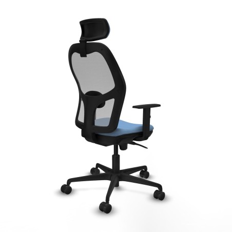 Chaise de Bureau avec Appui-tête Piqueras y Crespo 1D036N2 Bleu ciel