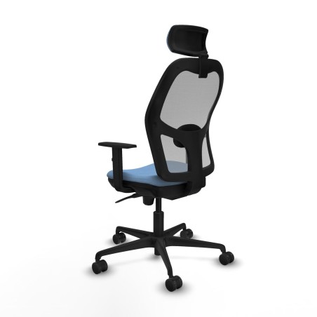 Chaise de Bureau avec Appui-tête Piqueras y Crespo 1D036N2 Bleu ciel