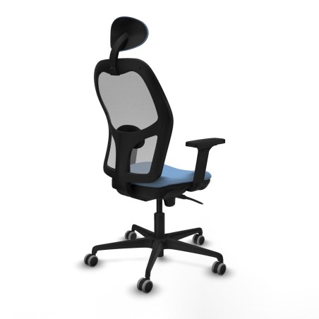 Sedia Ufficio con Poggiatesta Piqueras y Crespo 2D036G1 Blu cielo