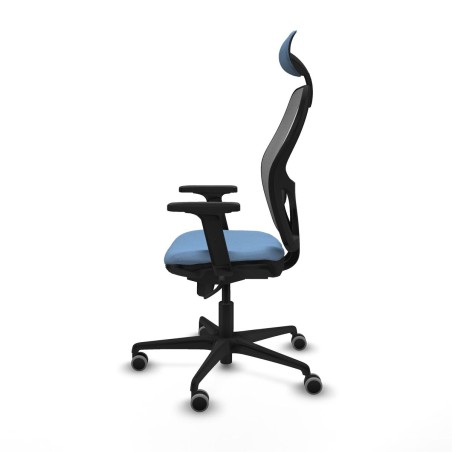 Sedia Ufficio con Poggiatesta Piqueras y Crespo 2D036G1 Blu cielo