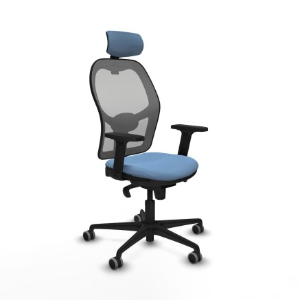 Chaise de Bureau avec Appui-tête Piqueras y Crespo 2D036G2 Bleu ciel