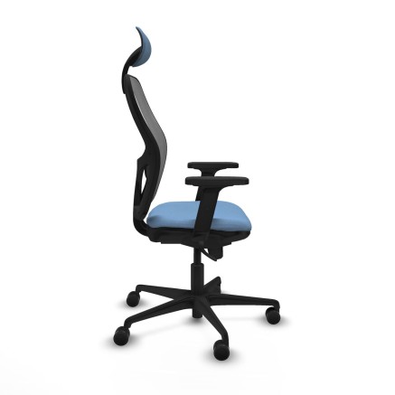 Office Chair with Headrest Piqueras y Crespo 2D036N1 Sky blue 2