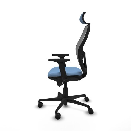Sedia Ufficio con Poggiatesta Piqueras y Crespo 2D036N2 Blu cielo