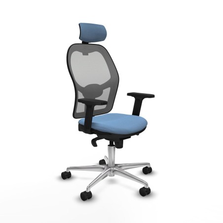 Bürostuhl mit Kopfstütze Piqueras y Crespo 2D086N2 Himmelsblau