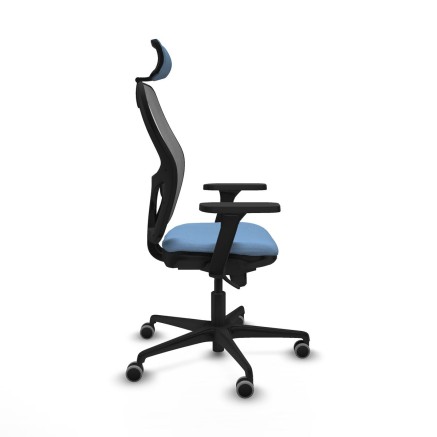 Chaise de Bureau avec Appui-tête Piqueras y Crespo 3D036G2 Bleu ciel 2