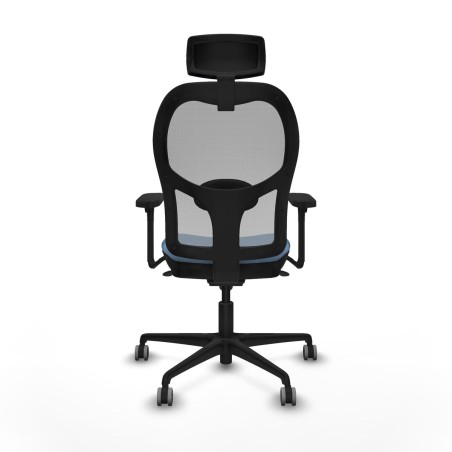 Office Chair with Headrest Piqueras y Crespo 3D036G2 Sky blue
