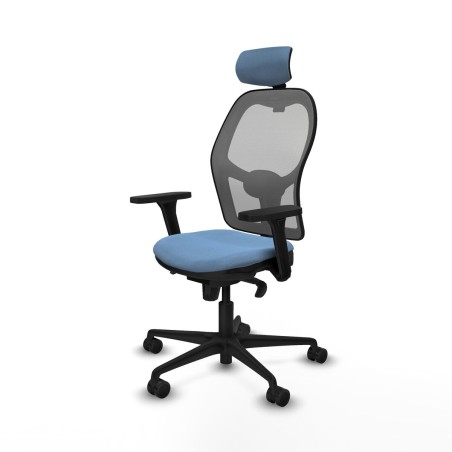 Bürostuhl mit Kopfstütze Piqueras y Crespo 3D036N2 Himmelsblau