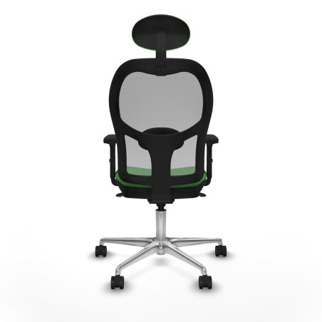 Sedia Ufficio con Poggiatesta Piqueras y Crespo 2D086N1 Verde