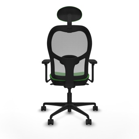 Sedia Ufficio con Poggiatesta Piqueras y Crespo 3D036N1 Verde