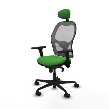 Sedia Ufficio con Poggiatesta Piqueras y Crespo 3D036N1 Verde
