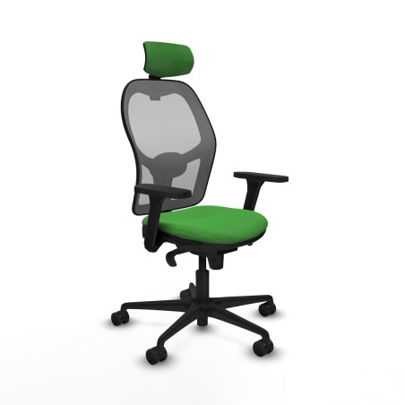 Sedia Ufficio con Poggiatesta Piqueras y Crespo 3D036N2 Verde