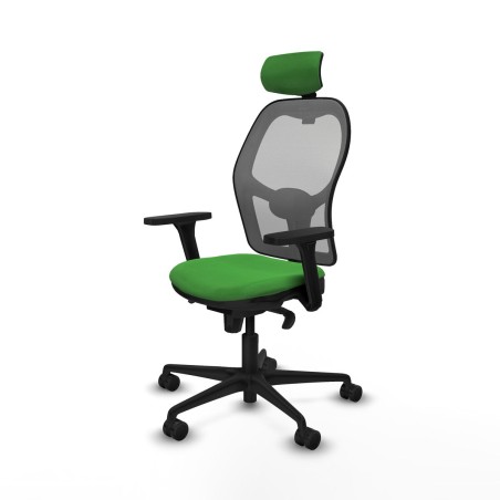 Sedia Ufficio con Poggiatesta Piqueras y Crespo 3D036N2 Verde
