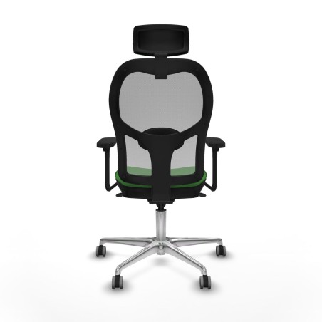 Sedia Ufficio con Poggiatesta Piqueras y Crespo 3D086G2 Verde
