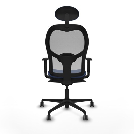 Sedia Ufficio con Poggiatesta Jorquera Piqueras y Crespo 1D036G1 Blu M