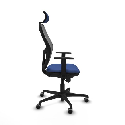 Office Chair with Headrest Piqueras y Crespo 1D036G2 Navy Blue 2