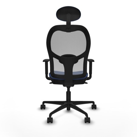 Sedia Ufficio con Poggiatesta Jorquera Piqueras y Crespo 1D036N1 Blu M