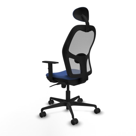 Sedia Ufficio con Poggiatesta Jorquera Piqueras y Crespo 1D036N1 Blu M