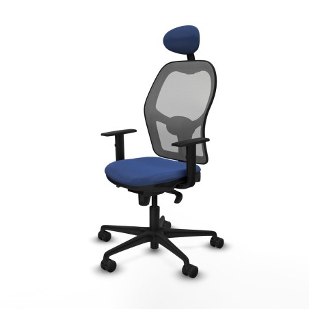 Sedia Ufficio con Poggiatesta Jorquera Piqueras y Crespo 1D036N1 Blu M