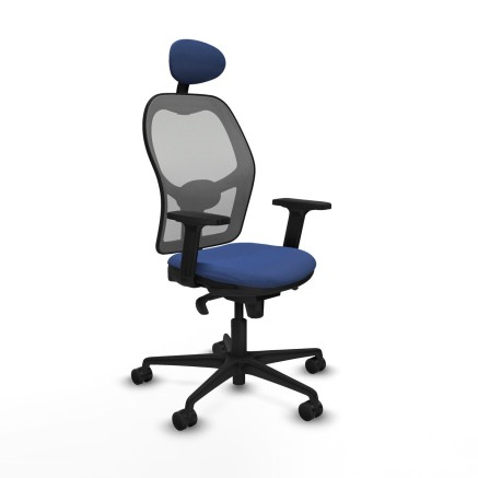 Bürostuhl mit Kopfstütze Piqueras y Crespo 2D036N1 Marineblau