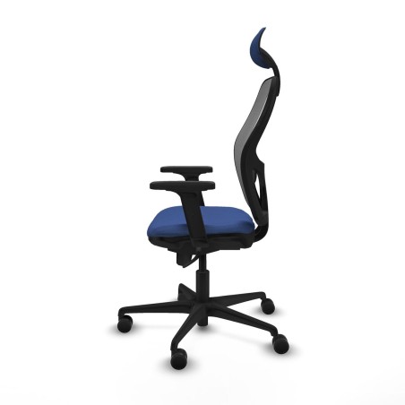 Office Chair with Headrest Piqueras y Crespo 2D036N1 Navy Blue