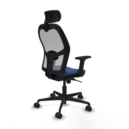 Sedia Ufficio con Poggiatesta Piqueras y Crespo 2D036N2 Blu Marino