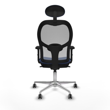Office Chair with Headrest Piqueras y Crespo 2D086G1 Navy Blue