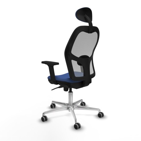 Chaise de Bureau avec Appui-tête Piqueras y Crespo 2D086G1 Blue marin
