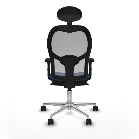 Bürostuhl mit Kopfstütze Piqueras y Crespo 2D086N1 Marineblau