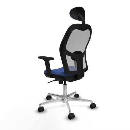 Bürostuhl mit Kopfstütze Piqueras y Crespo 2D086N1 Marineblau