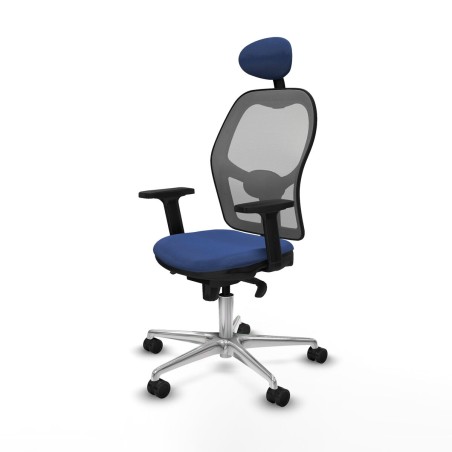 Office Chair with Headrest Piqueras y Crespo 2D086N1 Navy Blue