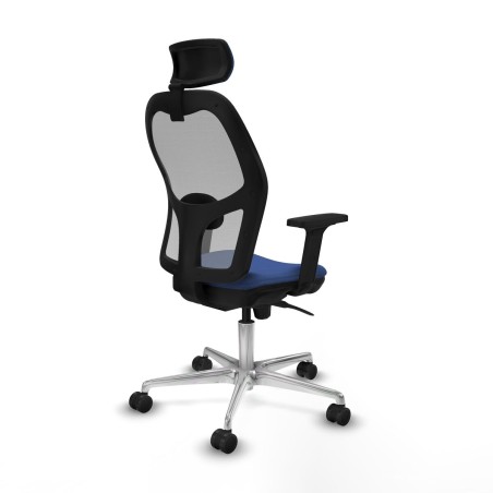 Sedia Ufficio con Poggiatesta Piqueras y Crespo 2D086N2 Blu Marino