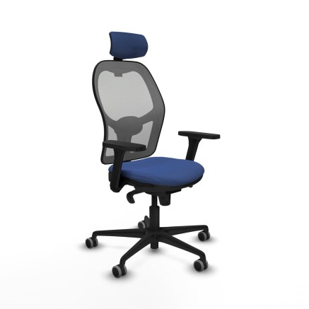Chaise de Bureau avec Appui-tête Piqueras y Crespo 3D036G2 Blue marin