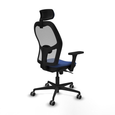 Bürostuhl mit Kopfstütze Piqueras y Crespo 3D036G2 Marineblau