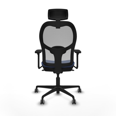Bürostuhl mit Kopfstütze Piqueras y Crespo 3D036G2 Marineblau