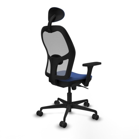 Chaise de Bureau avec Appui-tête Piqueras y Crespo 3D036N1 Blue marin
