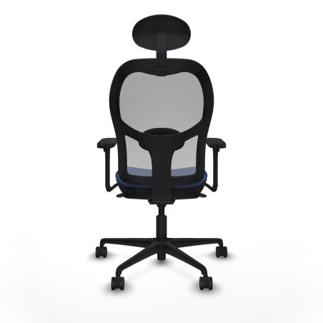 Office Chair with Headrest Piqueras y Crespo 3D036N1 Navy Blue