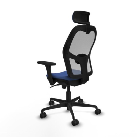 Sedia Ufficio con Poggiatesta Piqueras y Crespo 3D036N2 Blu Marino