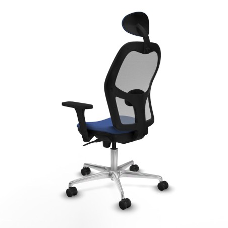 Office Chair with Headrest Piqueras y Crespo 3D086N1 Navy Blue