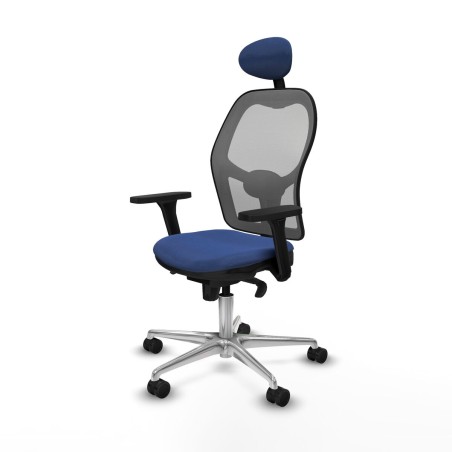 Office Chair with Headrest Piqueras y Crespo 3D086N1 Navy Blue